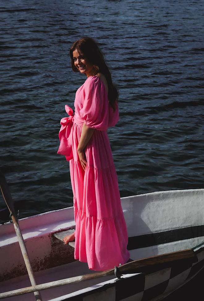 Confettibird Napoli Long Dress Pink kjole 3