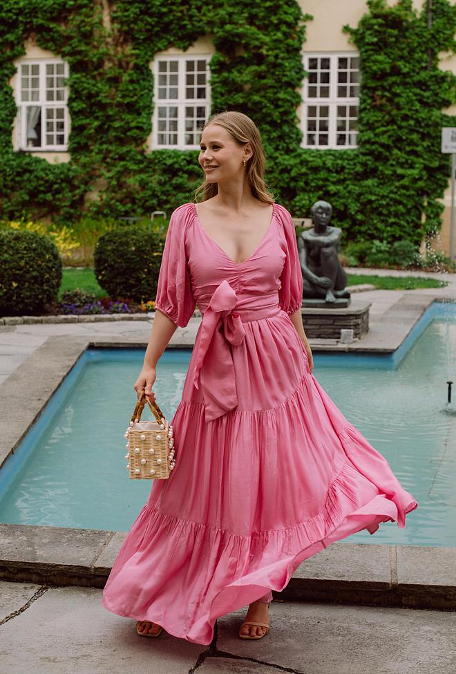 Confettibird Napoli Long Dress Pink kjole 7