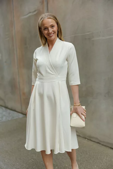 HiiL Studio Bertine Dress Creme kjole 12