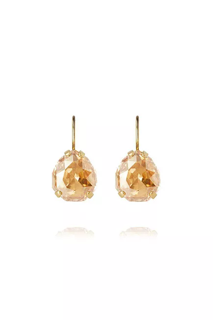 Caroline Svedbom Carlotta Clasp Earrings Gold Golden Shadow øredobber