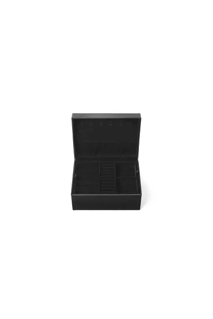 Day ET Saffiano Jewelry Box Big Black smykkeskrinn 2