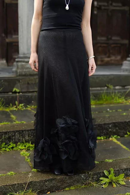 byTiMo Tulle Skirt Black skjørt
