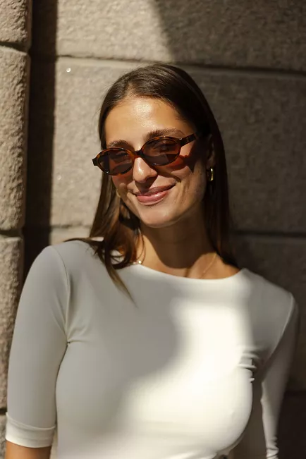 Corlin eyewear Selma Tortoise/Brown solbriller 3