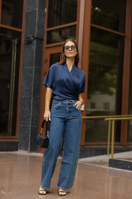 Viveh Cassia Top Midnight Blue topp 2