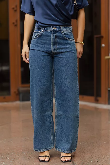 Anine bing Manon Jean Sea Blue jeans 1