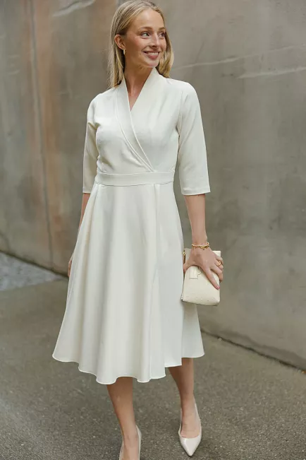 HiiL Studio Bertine Dress Creme kjole 8