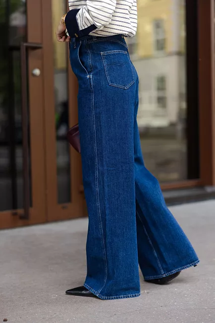Replay Wide Leg Pants Dark Blue jeans 2