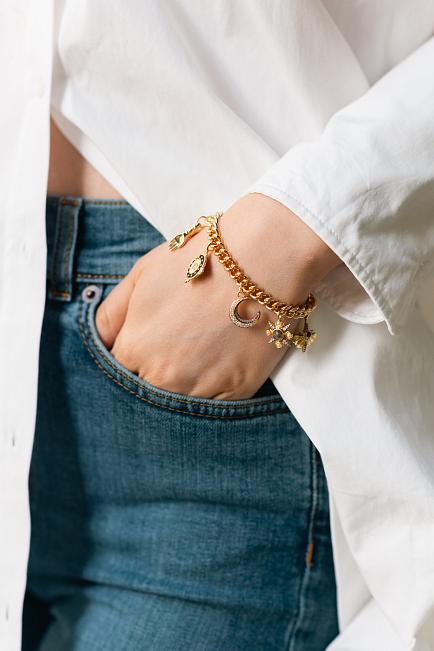 Missoma Harris Reed Symbols Of Change Bracelet Gold armbånd 1