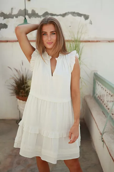 nectar Ellie Dress coconut kjole