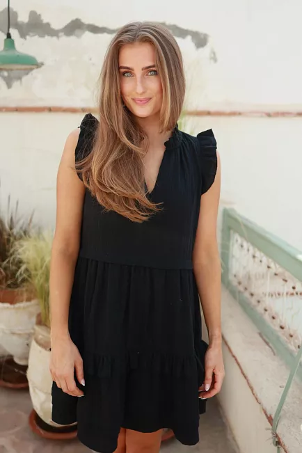 nectar Ellie Dress Black kjole 