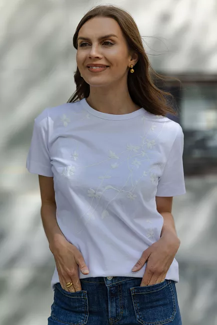 Munthe Piris T-Shirt White tskjorte 