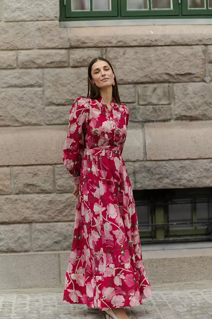 Bytimo Viscose Belt Dress Amour