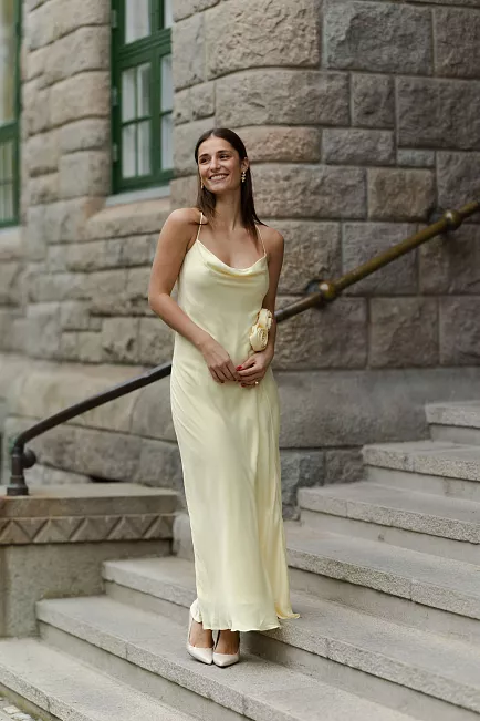 Twist&Tango Lojsan Dress Lemon kjole 1