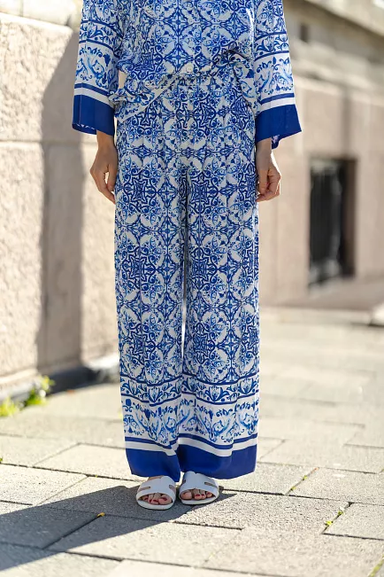 Andiata Karie 2 Trousers Blue Majorita bukse 