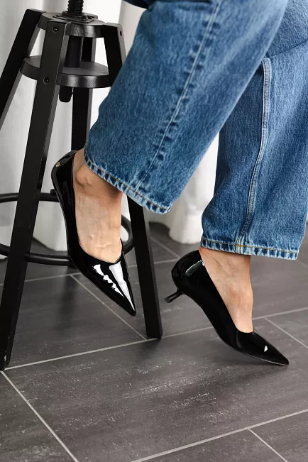 Anine Bing Hilda Pumps Black Patent pensko 4