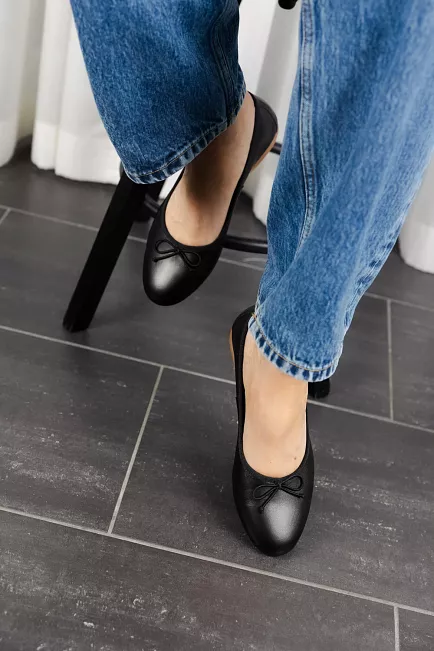 Bukela Merle Ballerina Black W/Contrast Sole ballerinasko 6