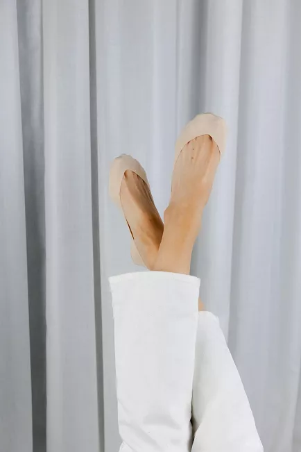 Oroblu  2Pk Twins Ballet No Show Socks Neutre steps 2
