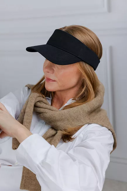DAY ET Cotton Twill Visor Black solskjerm 2