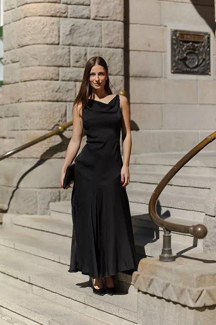 Viveh Aster Dress Black maxikjole 