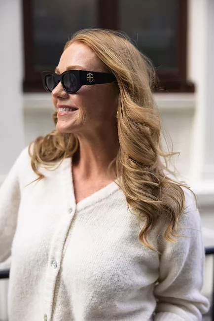 Anine Bing Madrid Sunglasses Black solbriller