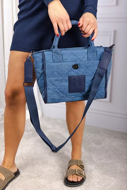 Arnie says Darcy Mini Tote Denim veske