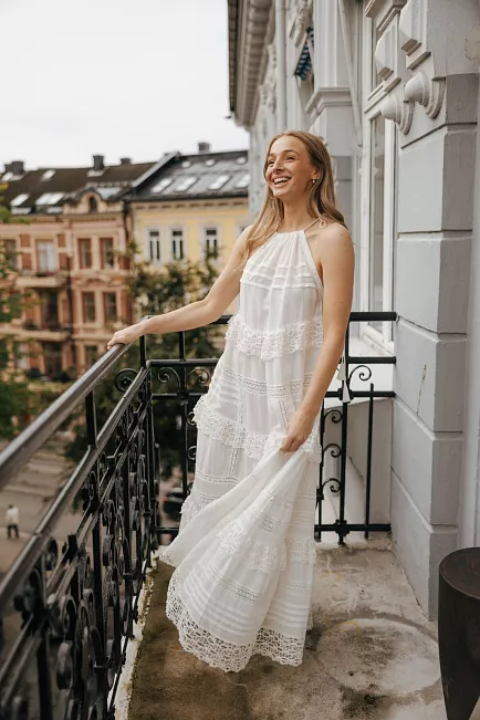 Munthe Fuenta Dress White kjole 2
