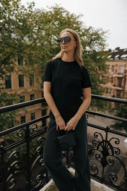 Munthe Fenella T-Shirt Black t-skjorte 