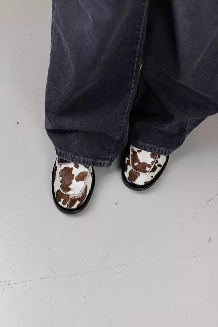 Bukela Patrice Cow Lince Cappuccino loafers 2
