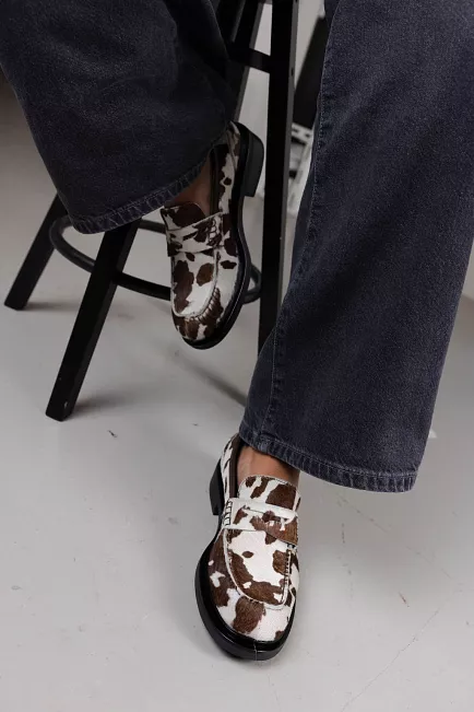 Bukela Patrice Cow Lince Cappuccino loafers