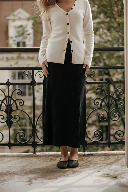 Christian Aks Winnie Merino Skirt Black skjørt 3