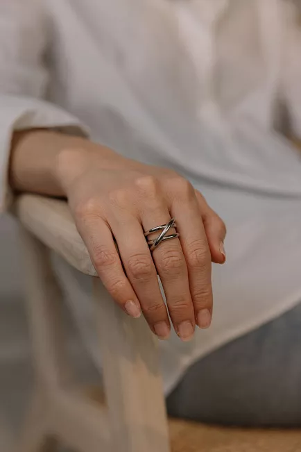 HiiL Studio Jewelry 3in1 Ring Silver ring 2
