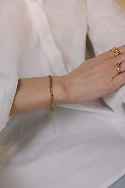 HiiL Studio Jewelry Firago Bracelet Gold armbånd