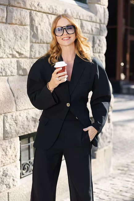 Carma Collection Hilde Blazer Black dressjakke