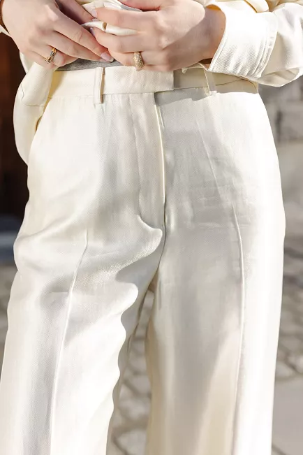 Carma Collection Tanya Pant Creme dressbukse 2