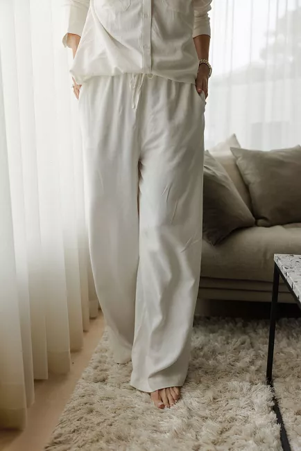 Carma collection Linn Pant White bukse