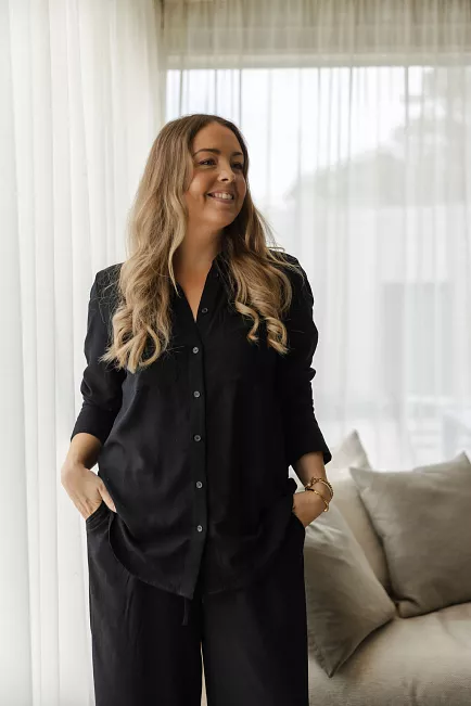 Carma Collection Linn Shirt Black skjorte 2