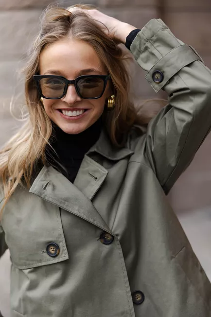 Otra Eyewear Bree Black/Olive solbriller