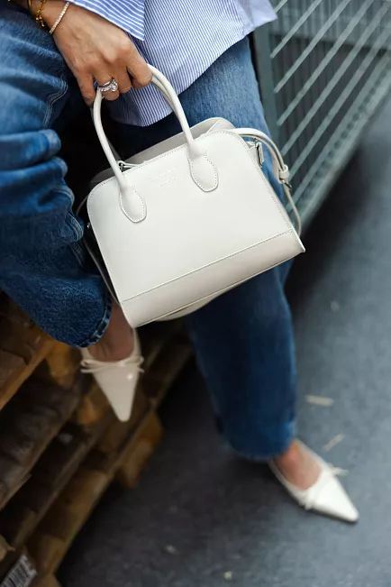 HiiL Studio x Jim Rickey HiiL Tote Small Cow Raw veske
