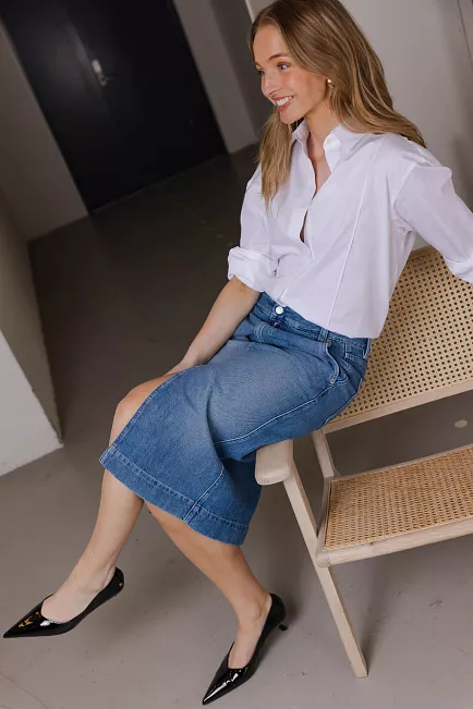 Replay Skirt Light Blue denimskjørt