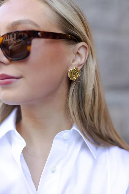 Twist&Tango Portici Earrings Gold Plated øredobber 3