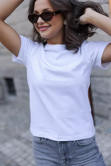 Dagmar Cotton T-Shirt White 1