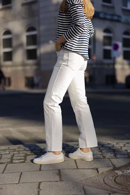 HiiL studio Paper Jeans Ivory bukse hvit 2