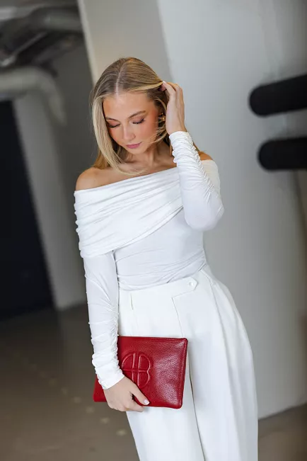 Andiata Gianella Top Chalk White topp 2