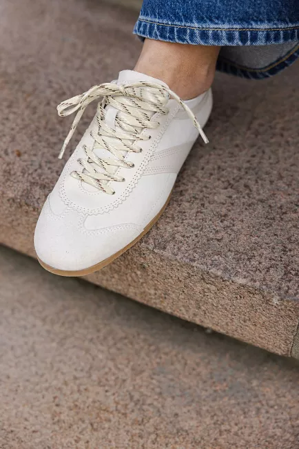 Jim Rickey Ghost Suede/Leather Sneakers Offwhite joggesko 4