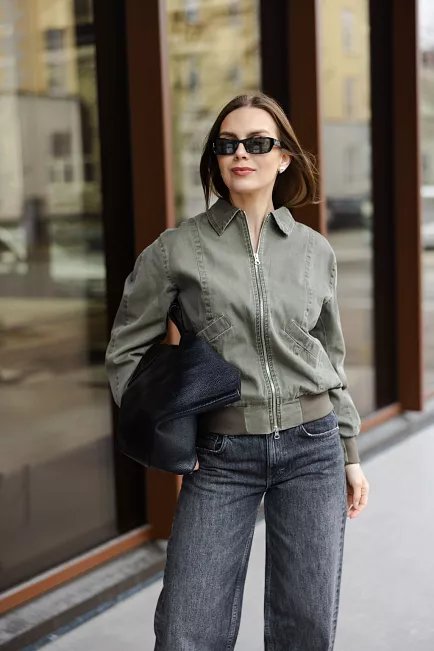 jeanerica Stella Jacket Washed Khaki