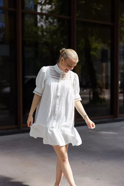 Carma Collection Nora Dress White kjole 7