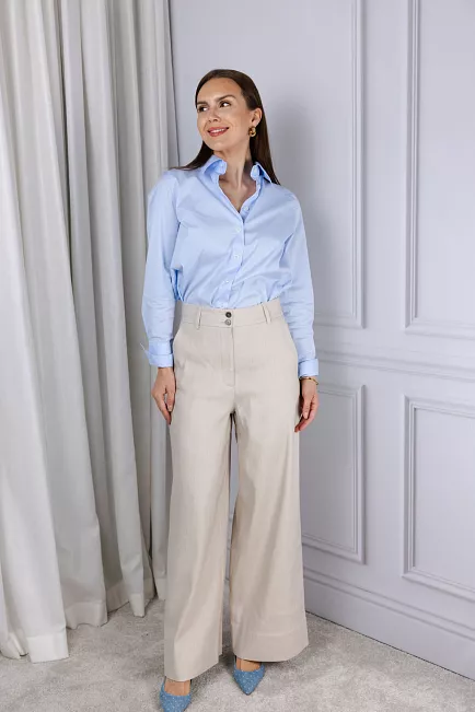 Laura FV 769 Regular Sand Linen bukse 2
