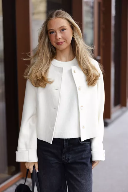 Clermonte Lena Jacket White jakke