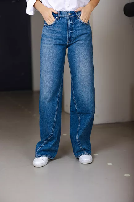 Anine Bing Brie Jean Aegean Blue jeans 2
