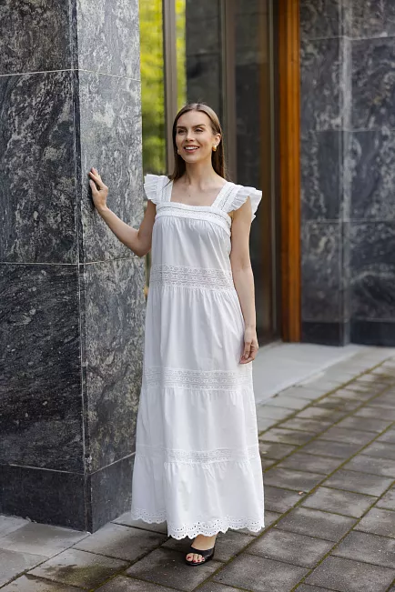Carma Collection Jeanette Dress White kjole 5